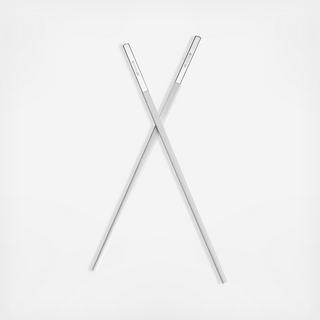 Silver Plated Uni Chopsticks