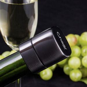 CHEER Champagne Stopper, Stainless Steel Wine & Champagne Sealer, Resealable Leak-Proof Cap For Prosecco, Sparkling - Best Accessory, Home and Party Use 7717-W401-029
