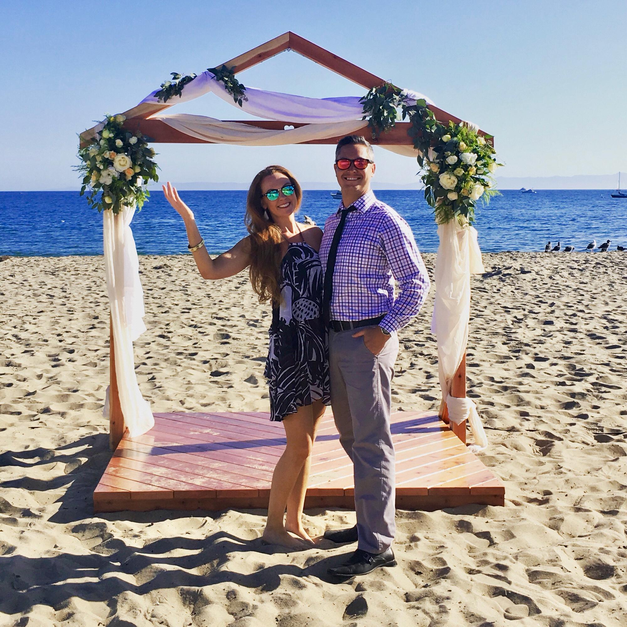 SB Beach Wedding