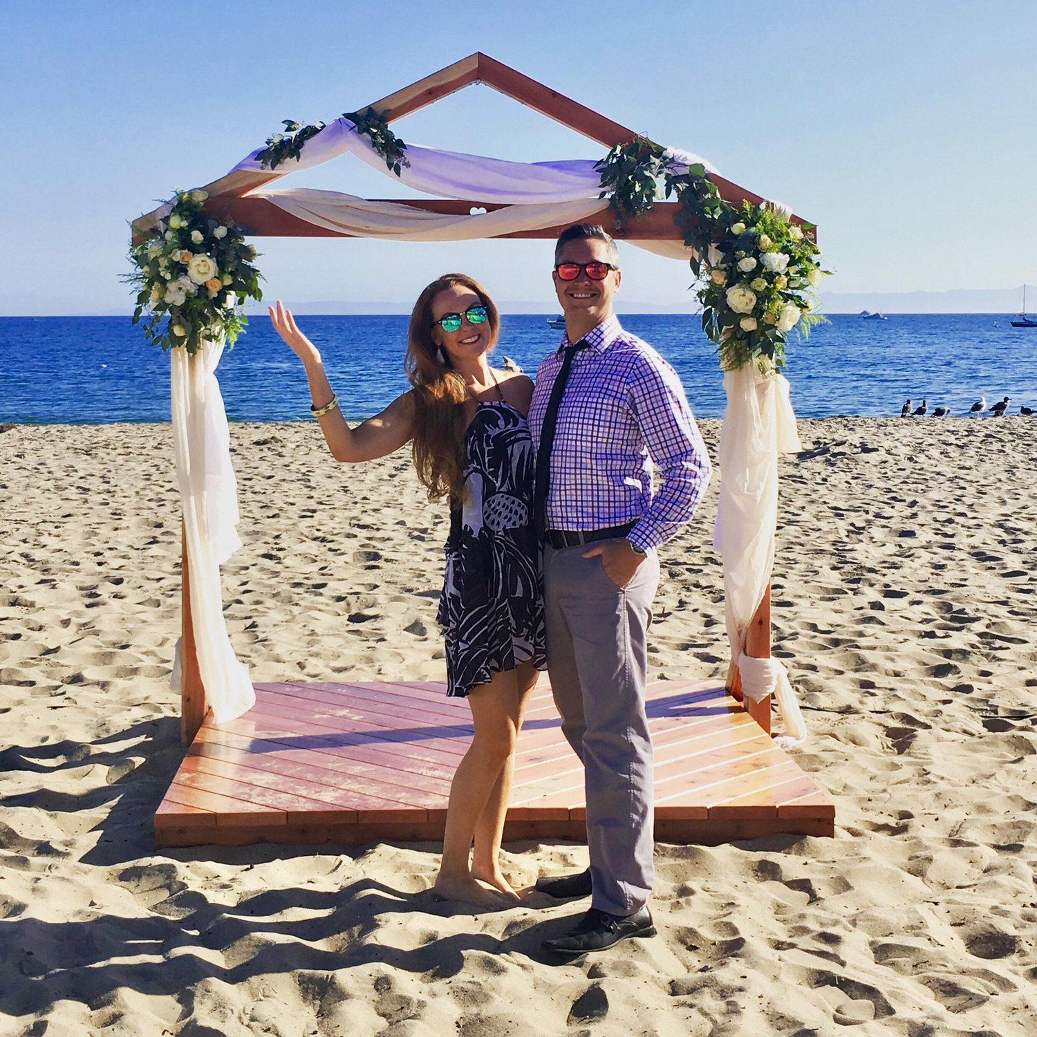 SB Beach Wedding