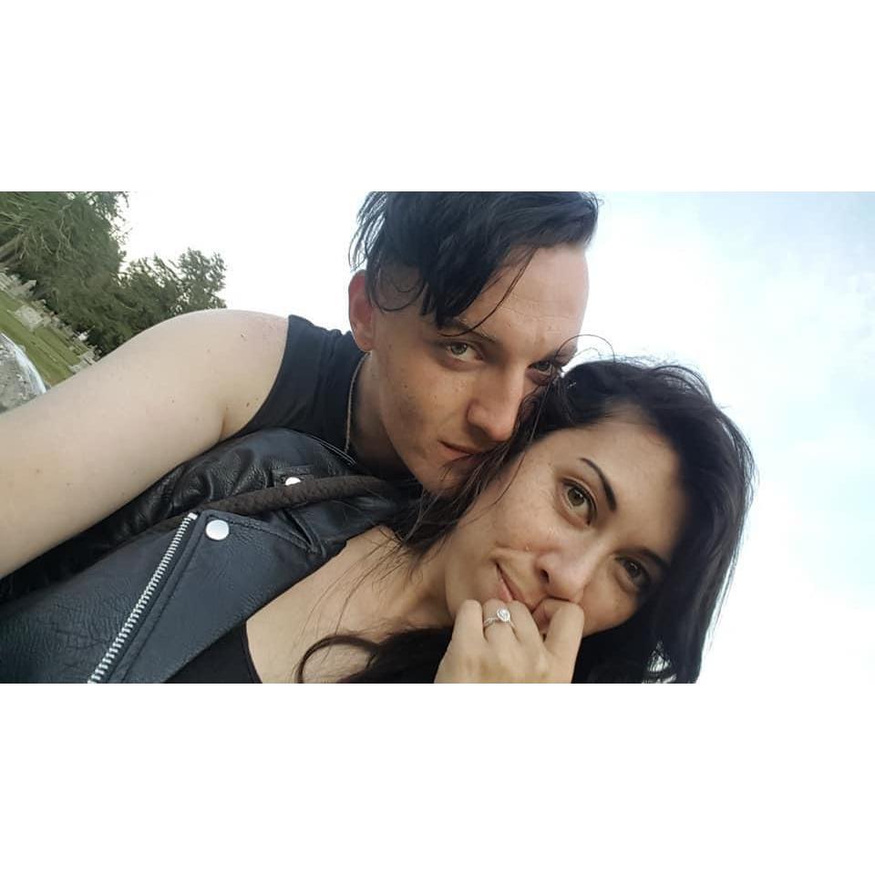 The day we got engaged!