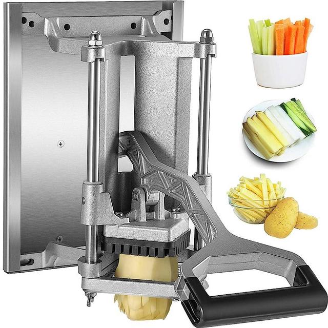 VEVOR Commercial French Fry Cutter 3/8 Inch Blade Potato Fry Cutter Wall-mounted or Tabletop Potato Cutter with Wall Bracket for Potatoes Carrots Cucumbers