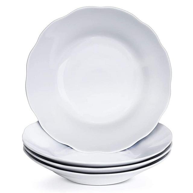 Y YHY 10 Ounces Pasta Soup Bowls, 10 Inches Dinner Plates
