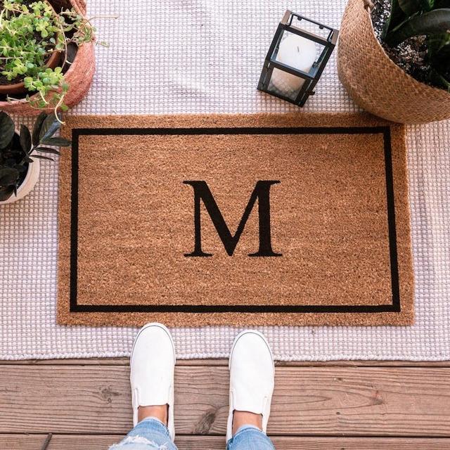 Monogram Doormat, Custom Door Mat, Personalized Doormat, Custom Doormat, Custom Welcome Mat, Realtor Closing Gift, Monogrammed Doormat