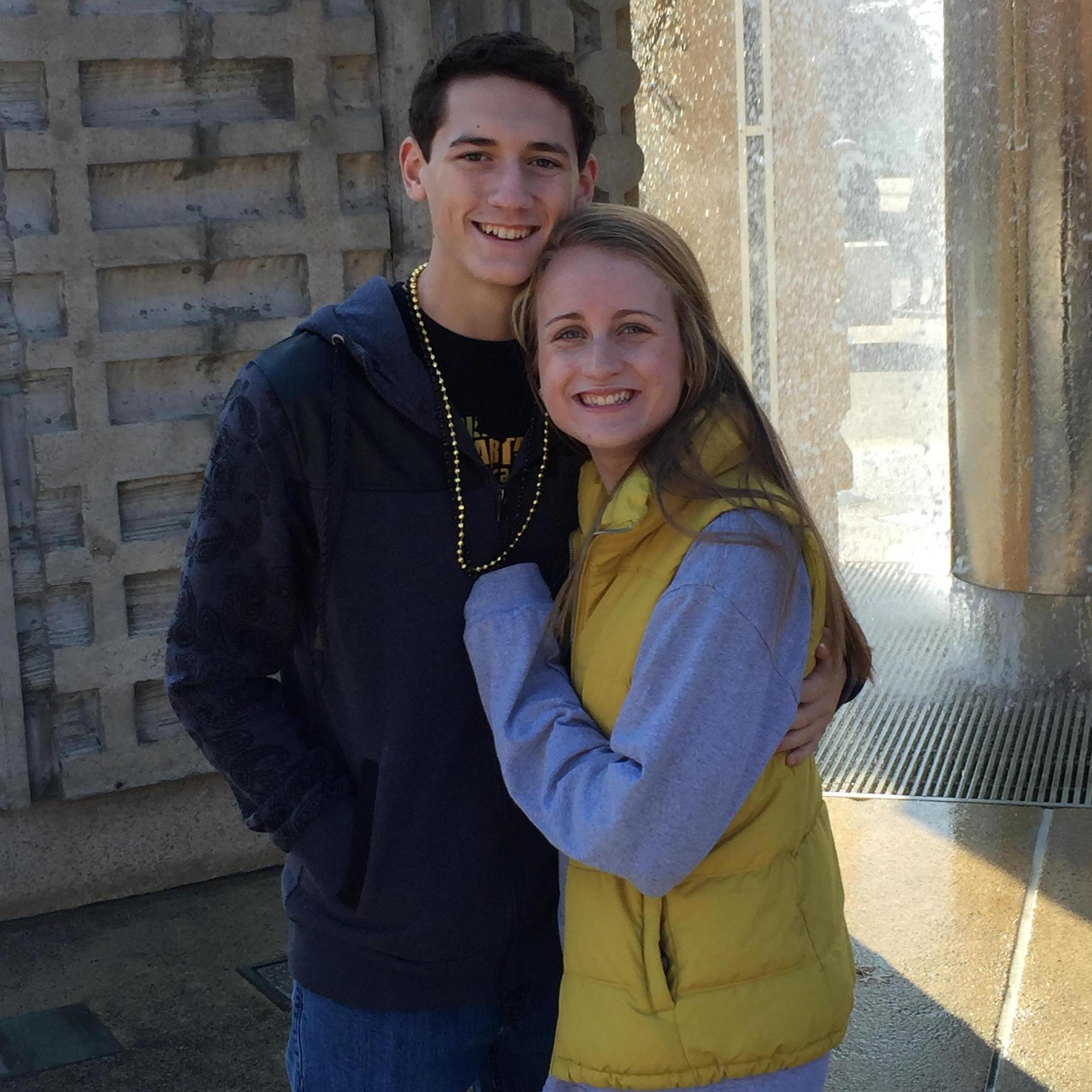When Maddie tried to brainwash Jeremy into coming to Purdue with her....unfortunately it didn't work.
