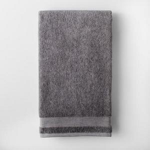 Solid Bath Towel Flat Gray - Made By Design™