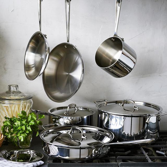 All-Clad d3 Stainless Steel 10-Piece Set