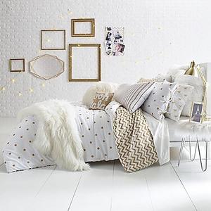 Glam Polka Dot Reversible Comforter Set