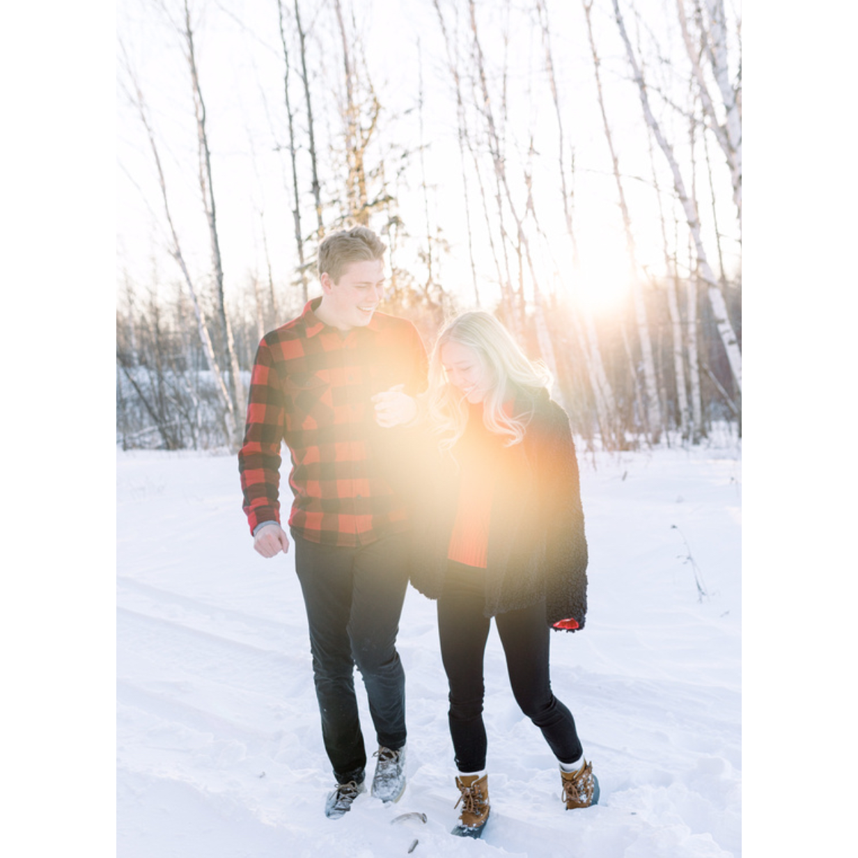 Samantha took some winter pictures during Christmas time in freezing temps before Lexi left for grad school in Montana.