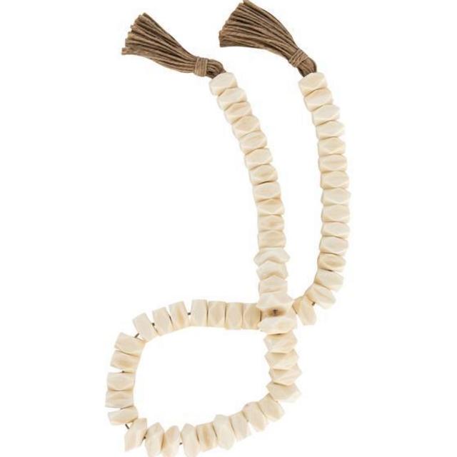 Faceted Bone Beads