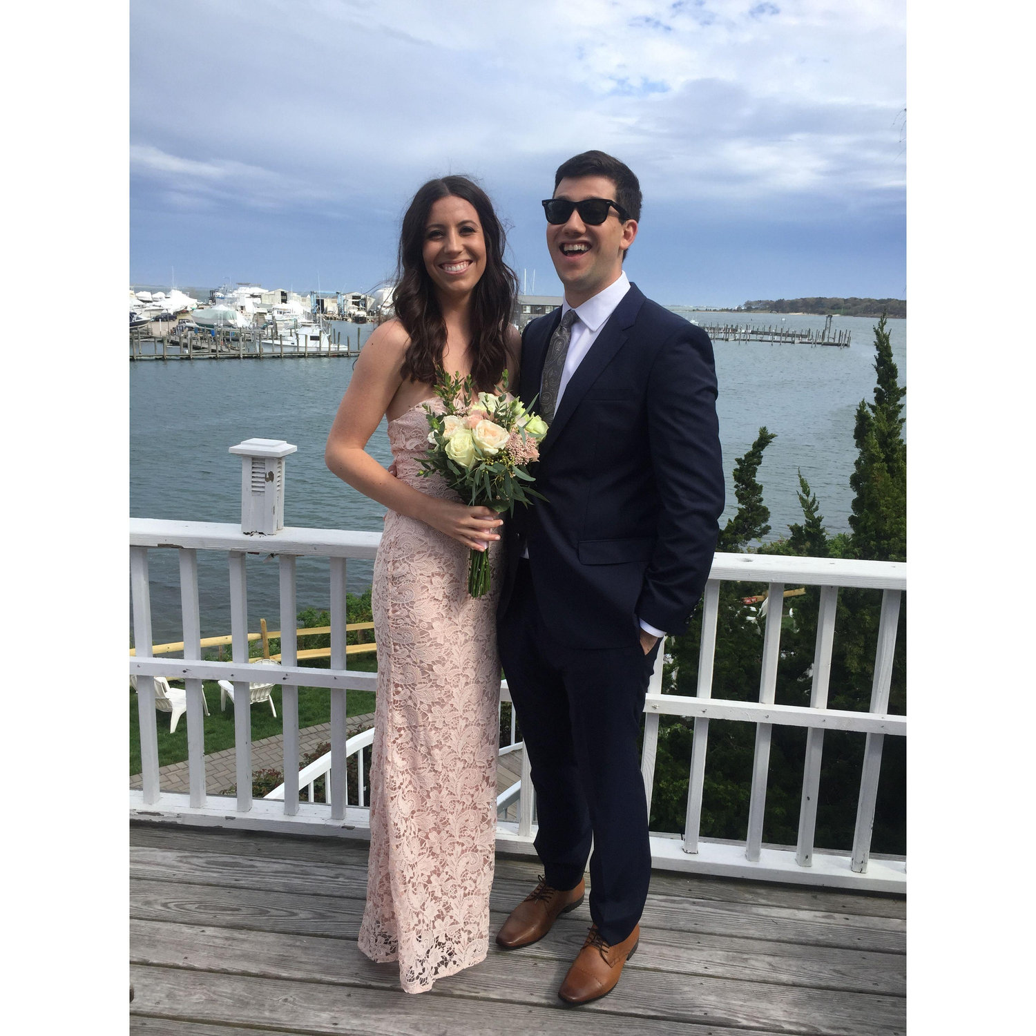 Our debut as a wedding duo: Bonus it was for Micaela (bridesmaid) and Rob's Wedding