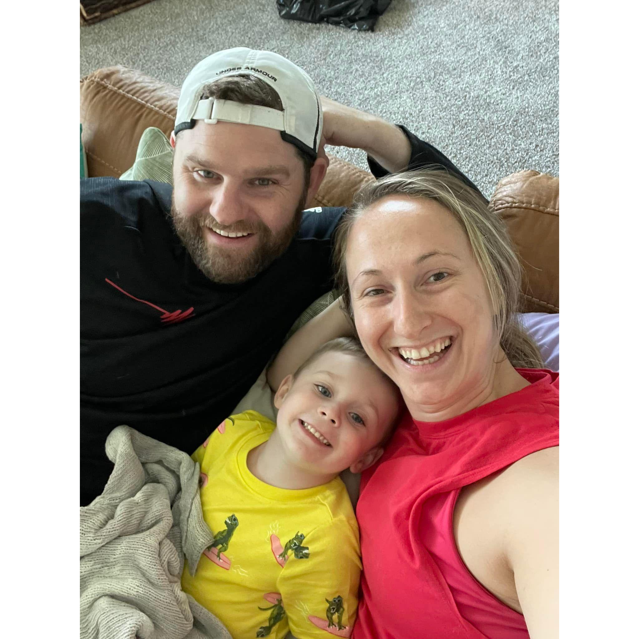 First night in our new house! May 2022