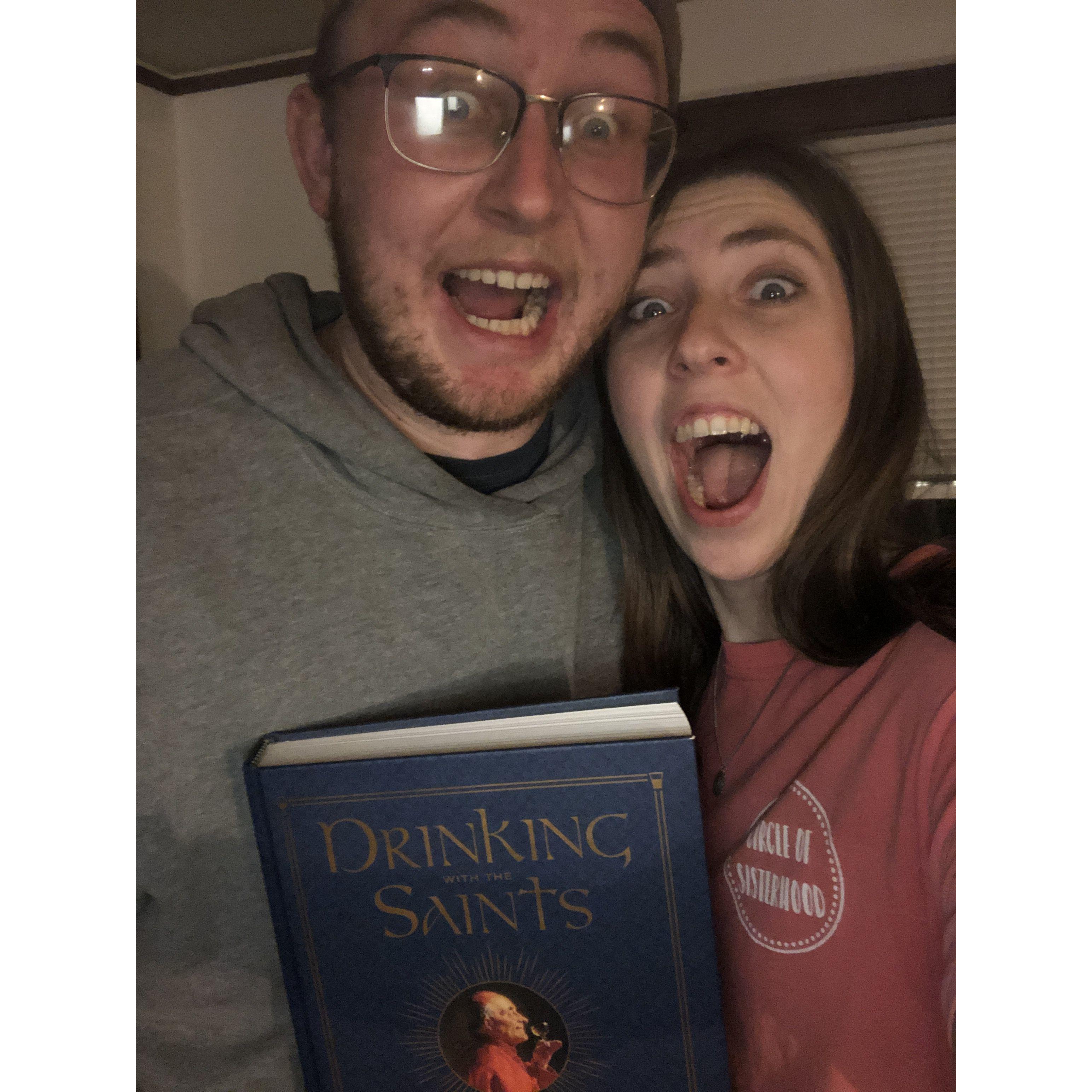Oh, we WILL be drinking with the Saints!