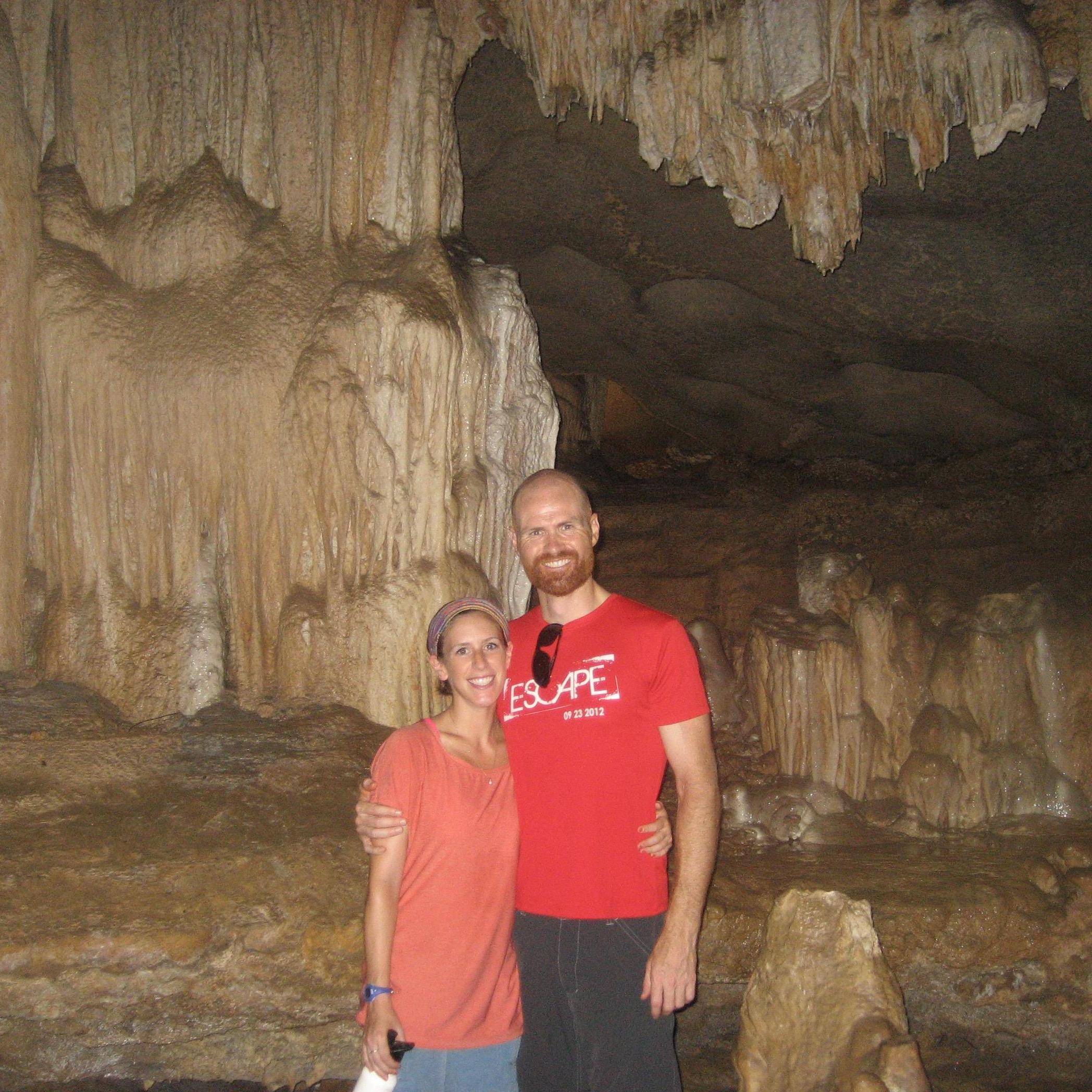 Exploring caves off the coast of Vietnam