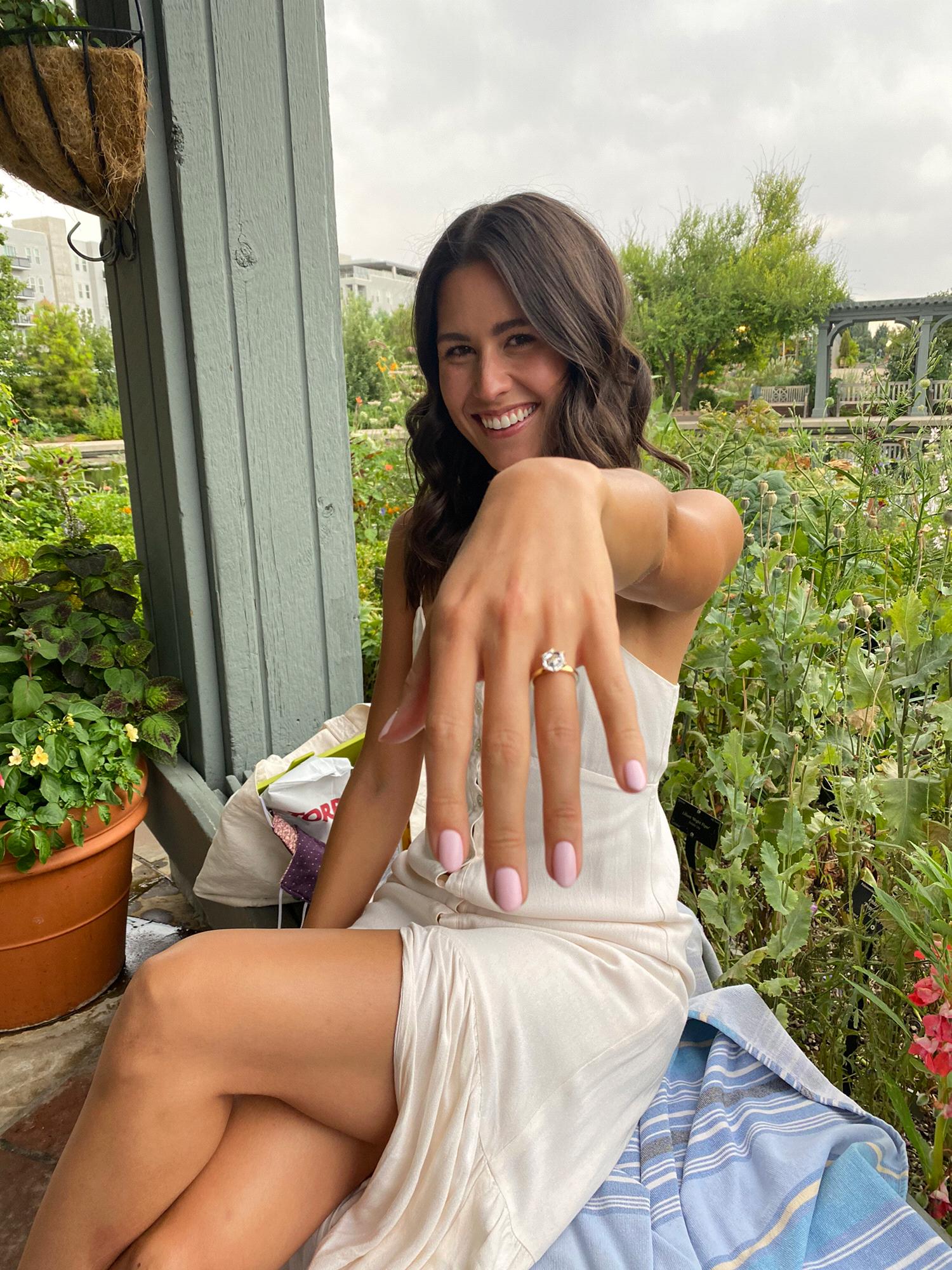 Little did I know all of our friends were waiting at our house to surprise me.