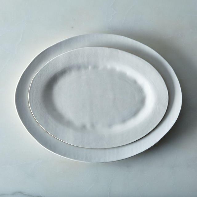 Food52 Handmade Oval Serving Platter, by Looks Like White