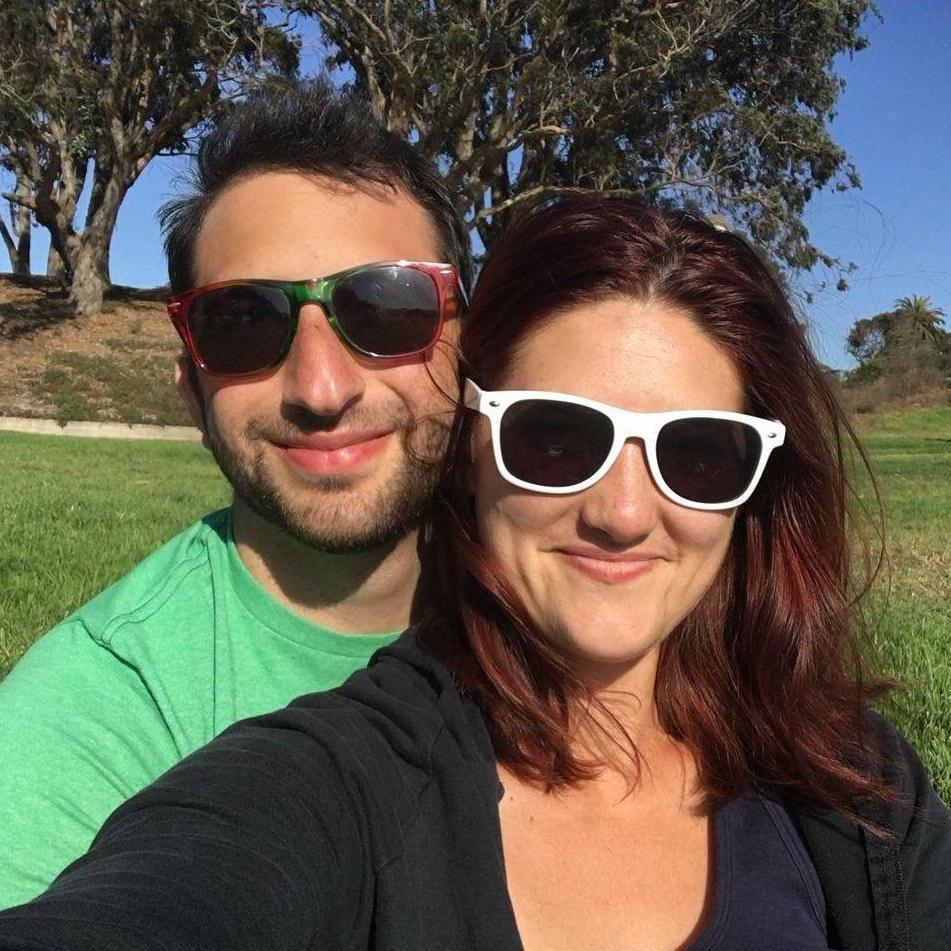 Our first picture together as a couple