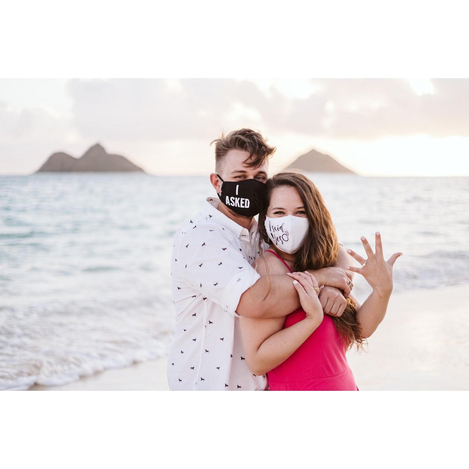 A pandemic engagement in Hawaii!