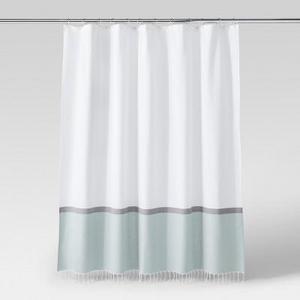 Woven Shower Curtain Green/White - Project 62™