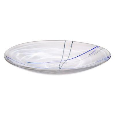 Kosta Boda Contrast Platter in White