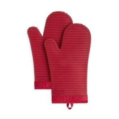 KitchenAid 2pk Silicone Ribbed Oven Mitts