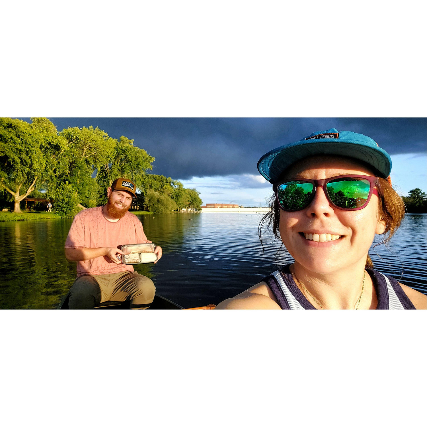 Celebrating Struwve's 35th birthday on the Wisconsin River, July 2025