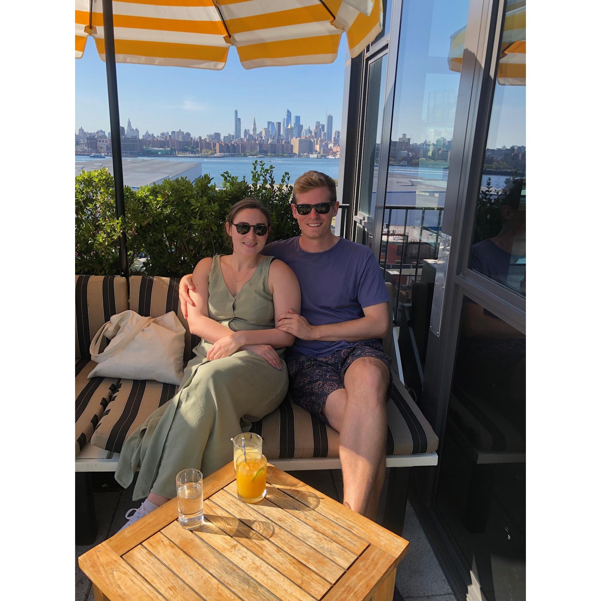 Brooklyn, 2019 when Sian and Graeme visited