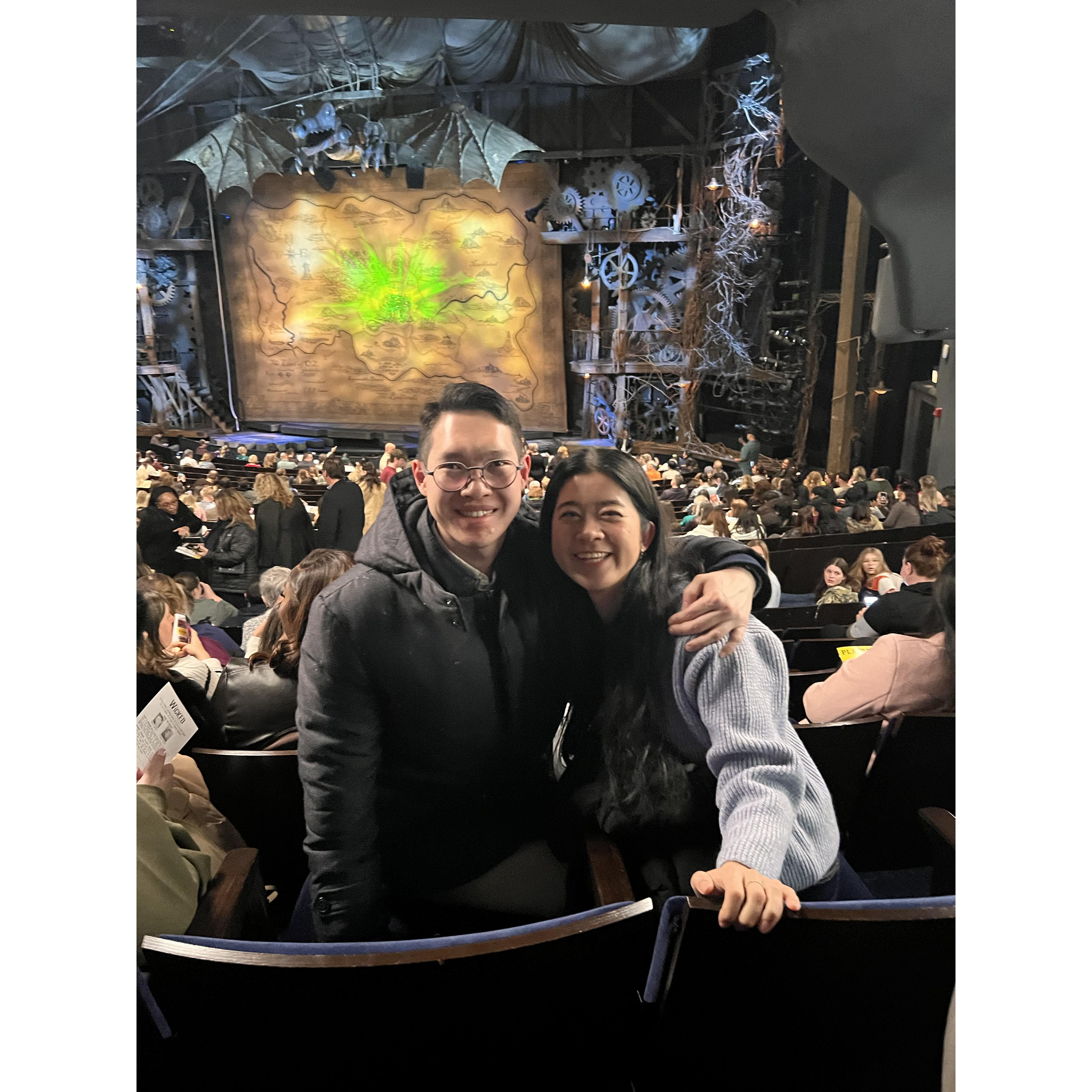 First broadway show together