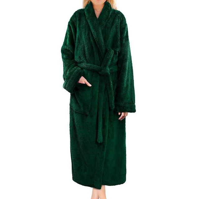 PAVILIA Premium Womens Plush Soft Robe Fluffy, Warm, Fleece Sherpa Shaggy Bathrobe