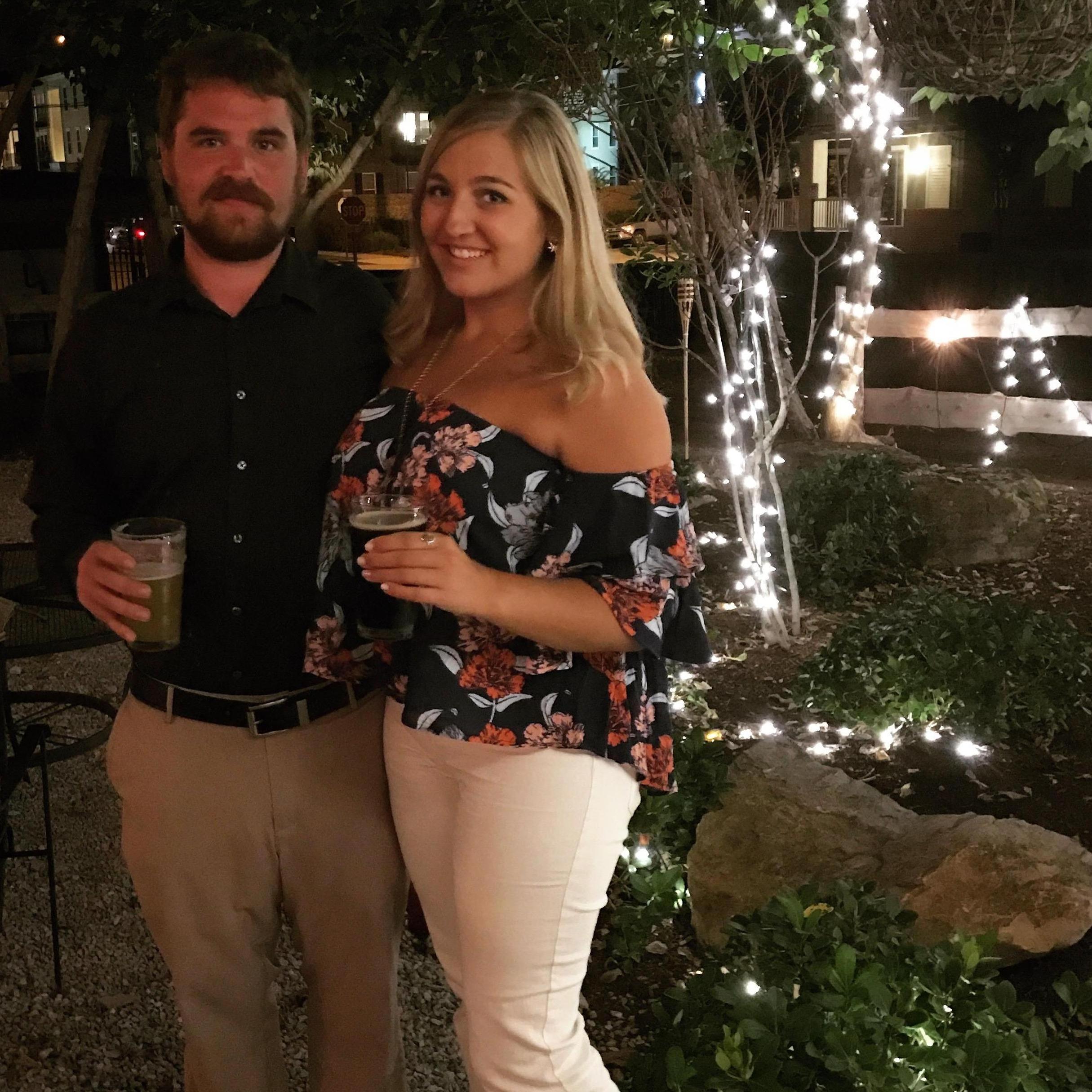Our secondary anniversary. It's always a perfect night at Loflin Yard!