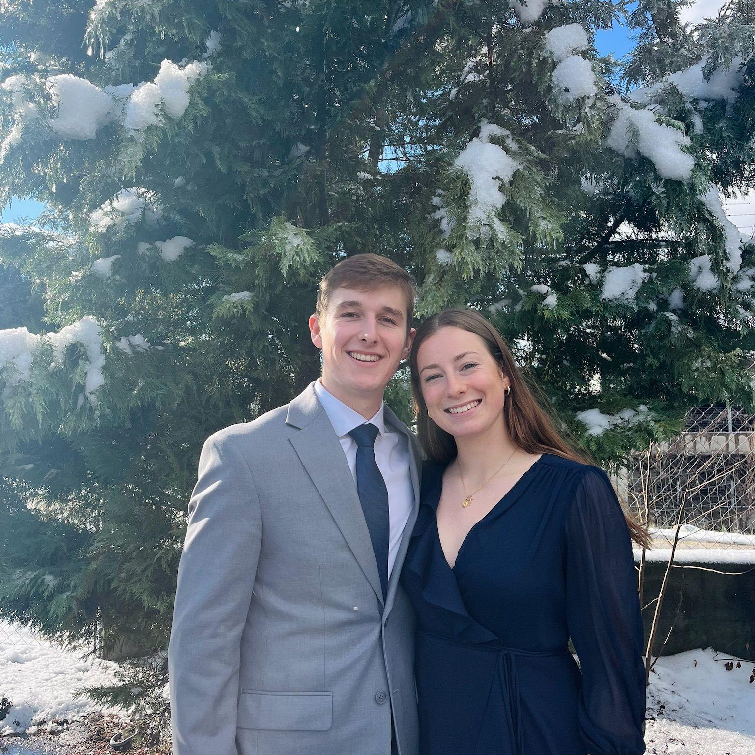 At Anna and Bryce's wedding!