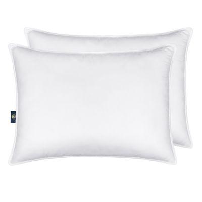 Serta® Down Illusion 2-Pack Medium Density Standard/Queen Bed Pillows