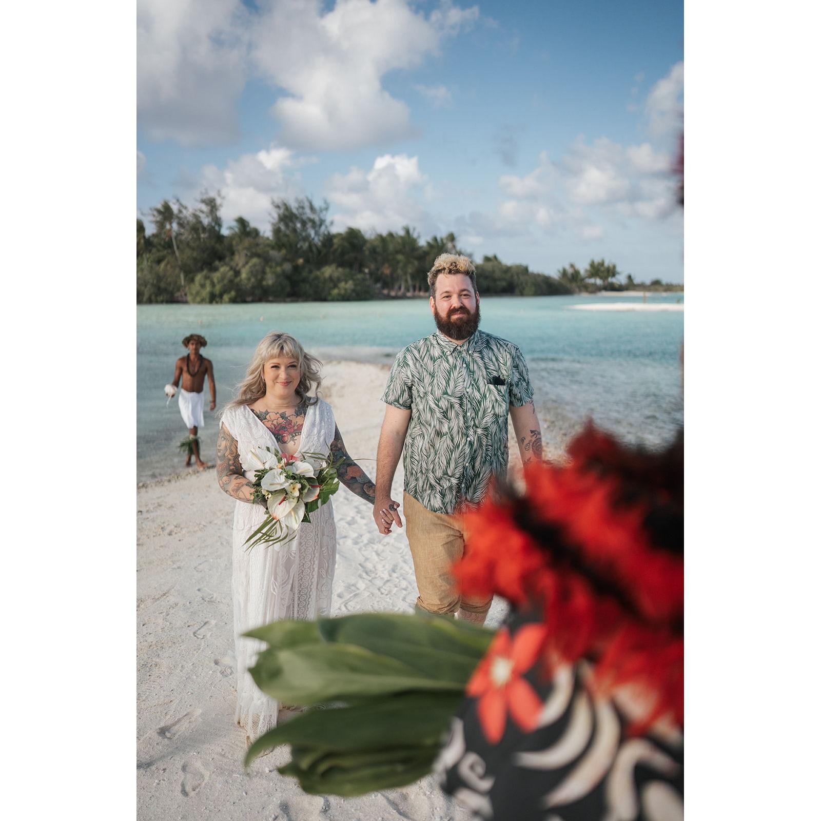 walking down the "aisle"