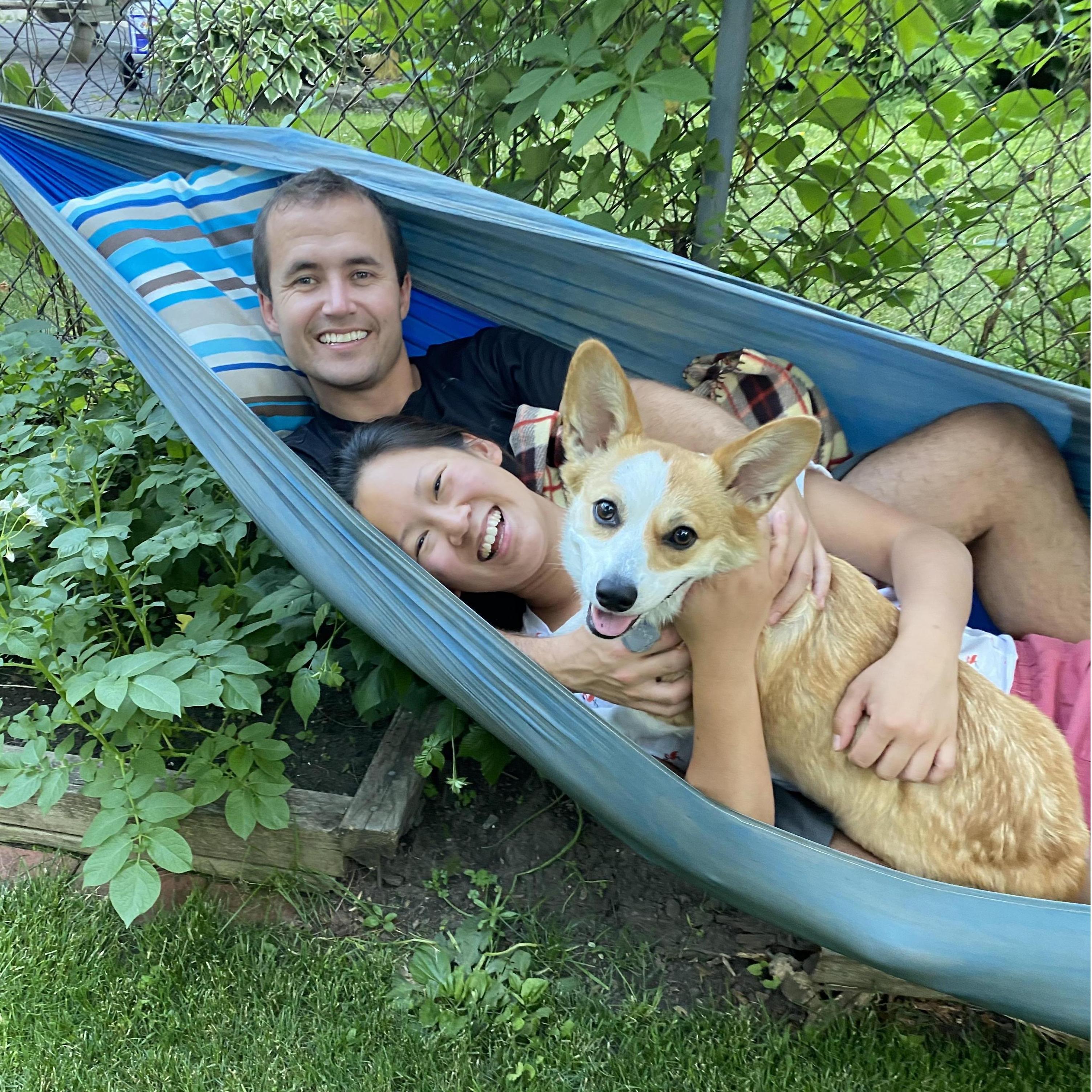 Lazy summer hammock days
