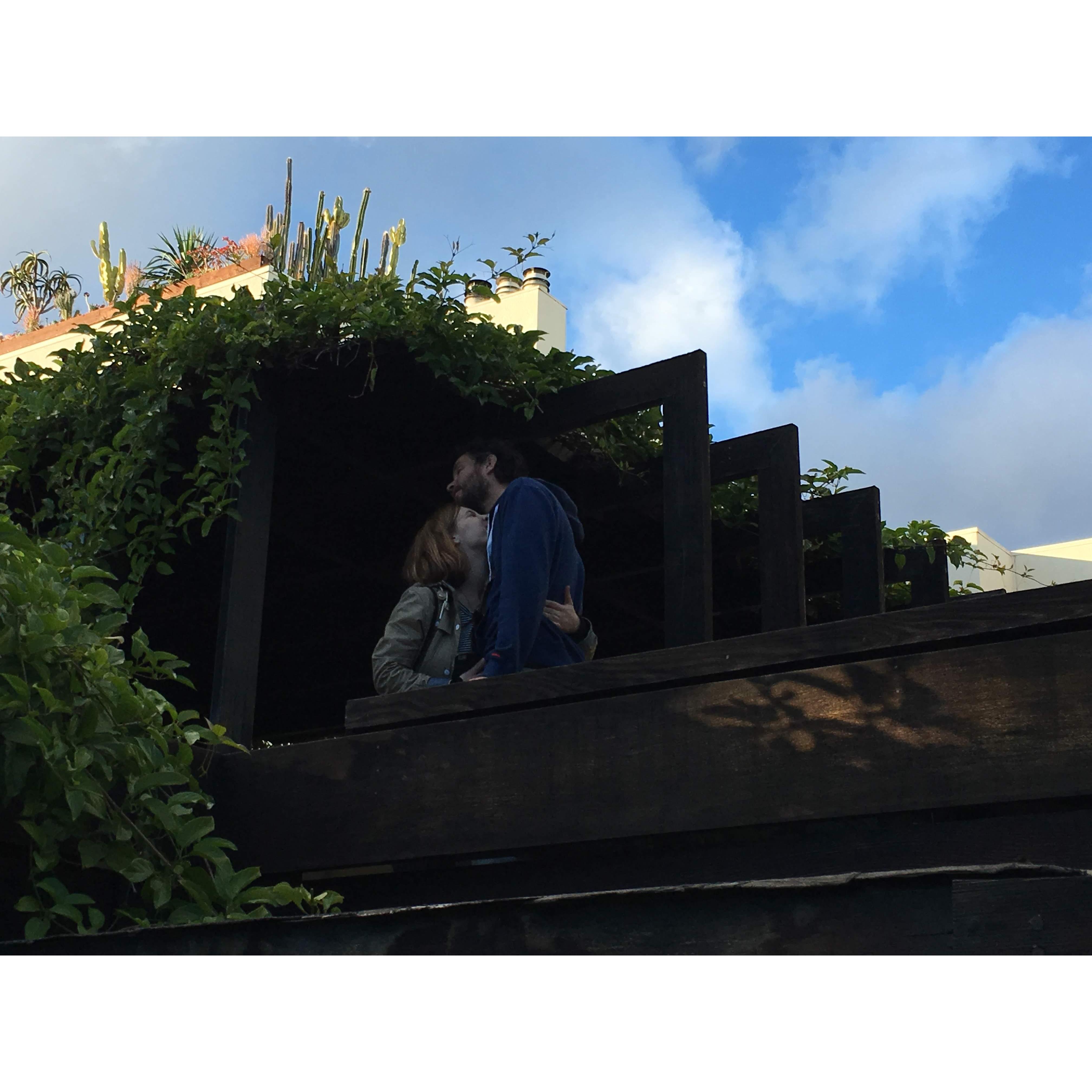 Our first couples photo. Very impressed by Jonathan's height.
West Hollywood, CA.