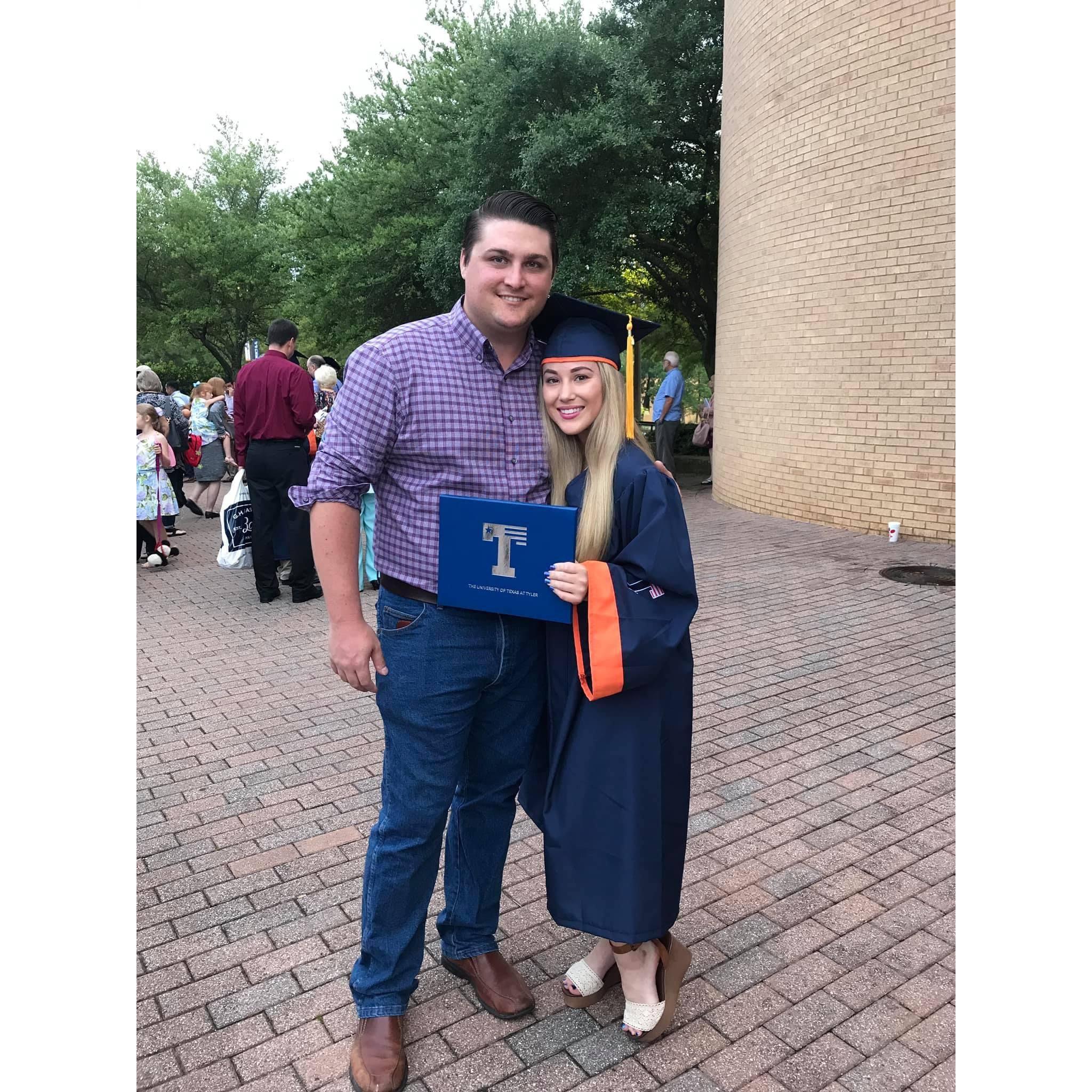 Brianna graduating college