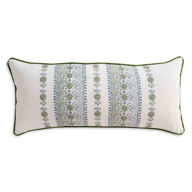 Juliska Seville Green Decorative Pillow, 11" x 22"