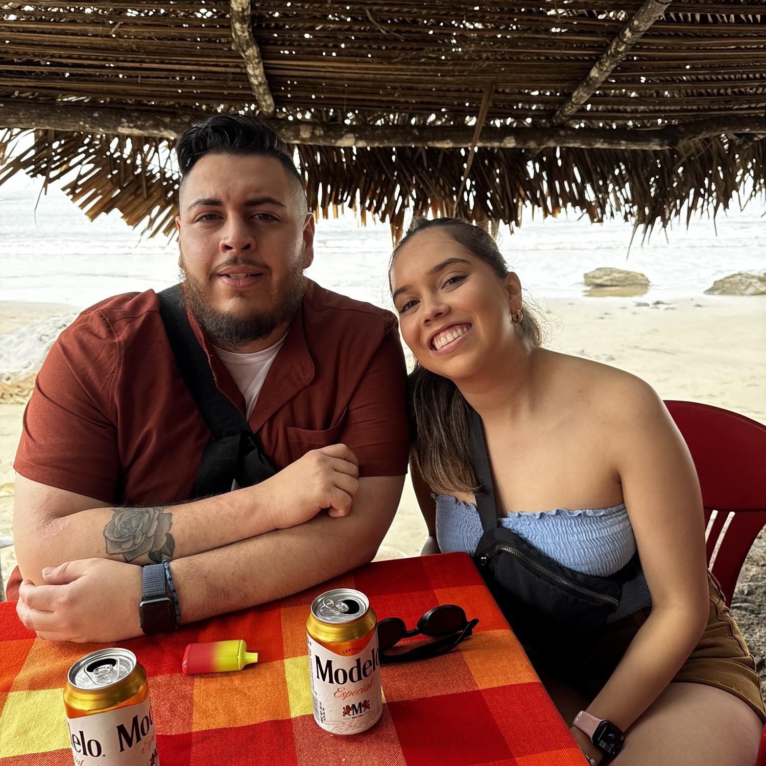 En la playita de Platanitos en Nayarit - Dec. 2023