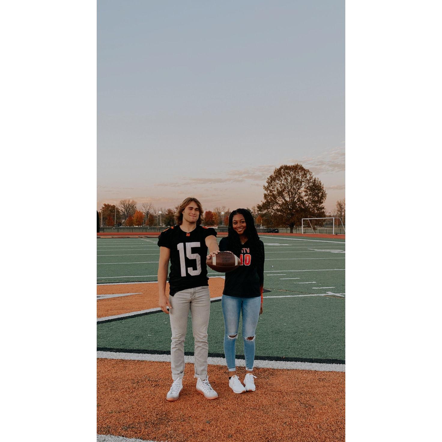Senior photos together