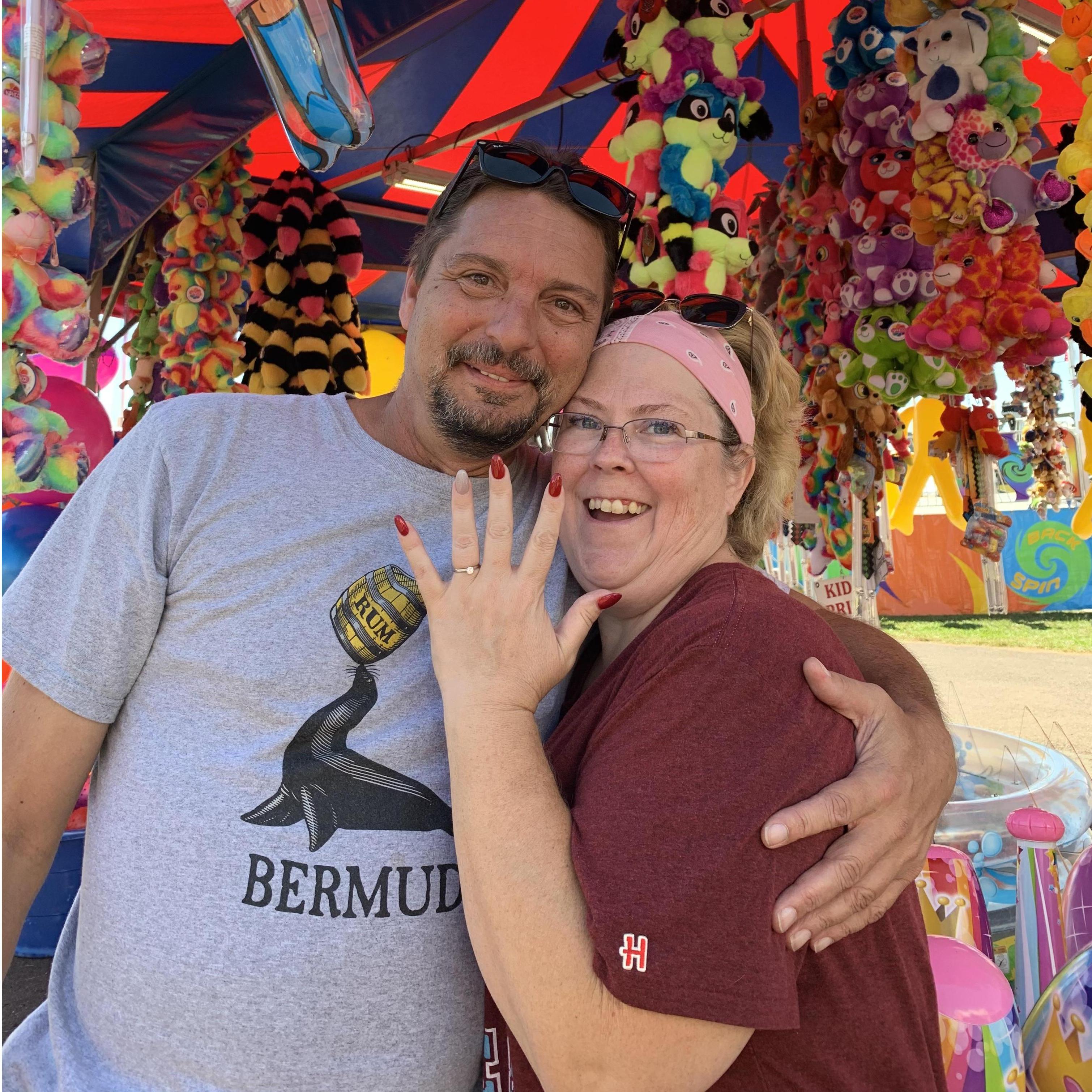 I said “yes” on the sky ride at the Bloomsburg Fair