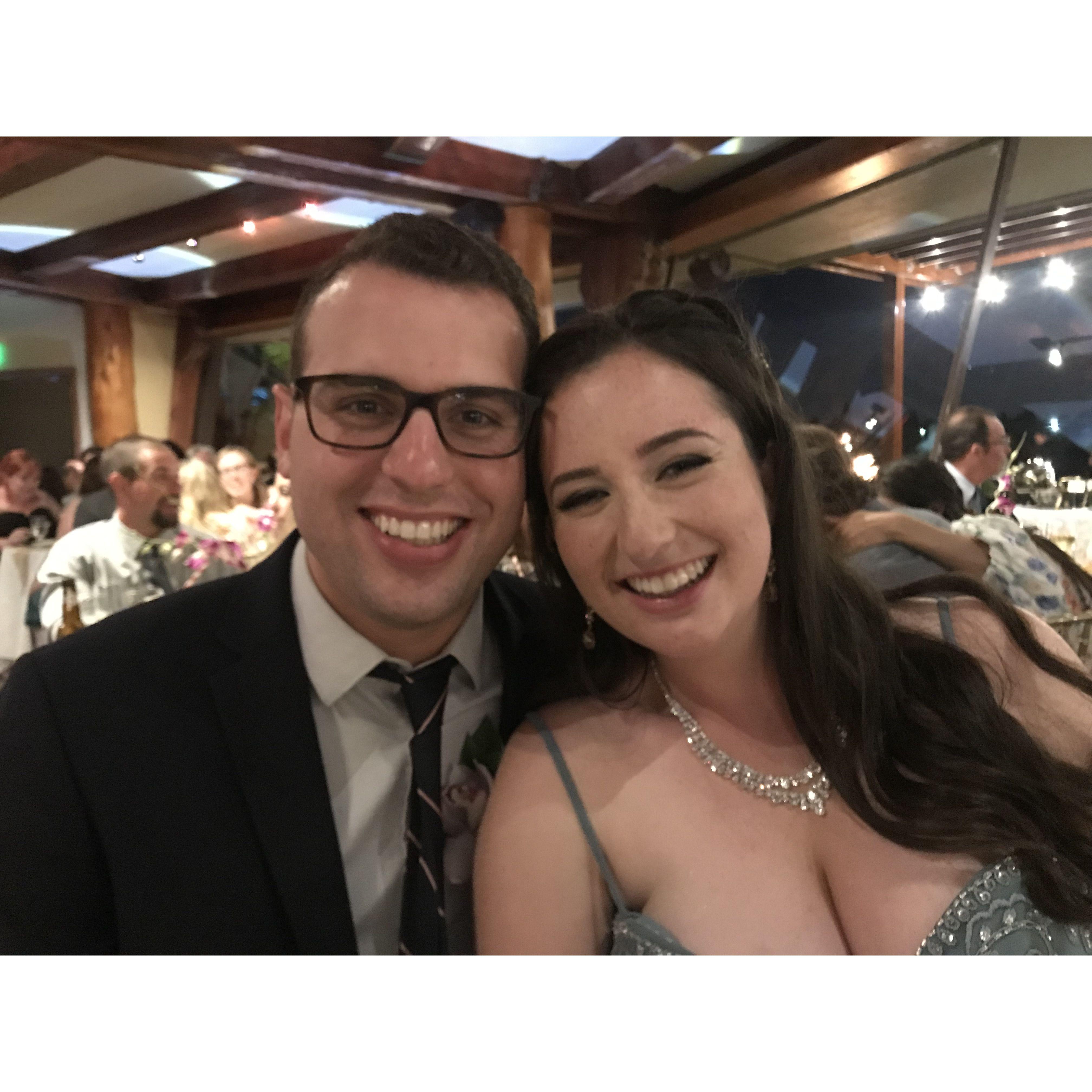 May 2019: They attended Grace's sister Megan's wedding in San Diego. Now, Megan will be Grace's Maid of Honor!