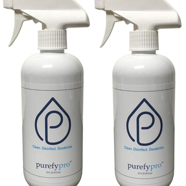 Purefypro Disinfectant Spray (500ml, 2pk) Purefypro Disinfectant Spray (1.7oz, 6 Pack) - No Rinse. No Residue. Kills 99.9999% Norovirus, Flu Virus, and Fungi, Drug Resistant Germs.