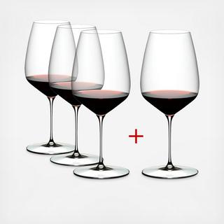 Veloce Cabernet/Merlot Glass, Set of 4