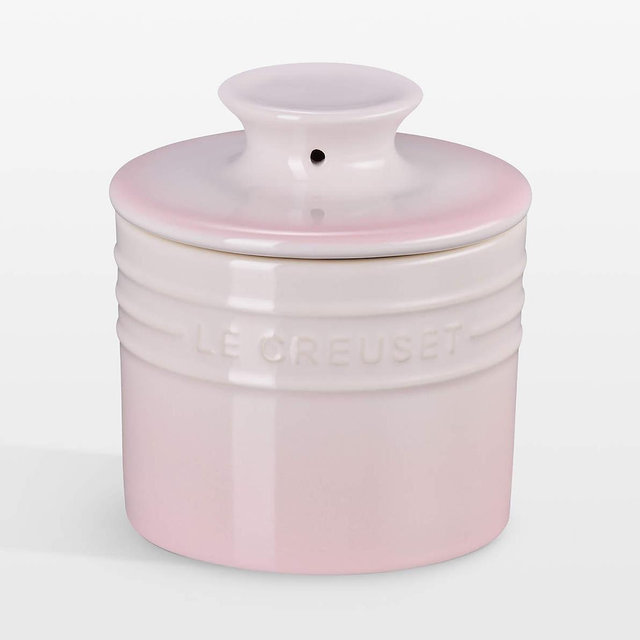 Le Creuset ® Shell Pink 6-oz. Stoneware Butter Crock