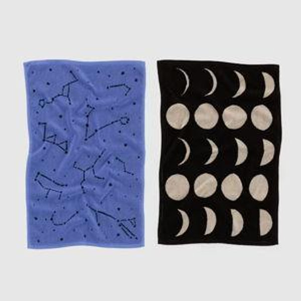 Hand Towel Set of 2 Night Sky - Baggu