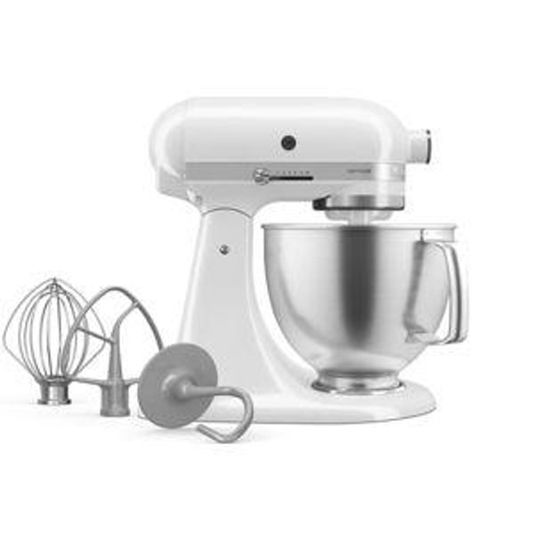 Artisan® Series 5 Quart Tilt-Head Stand Mixer with Premium Accessory Pack - Porcelain White | KitchenAid US