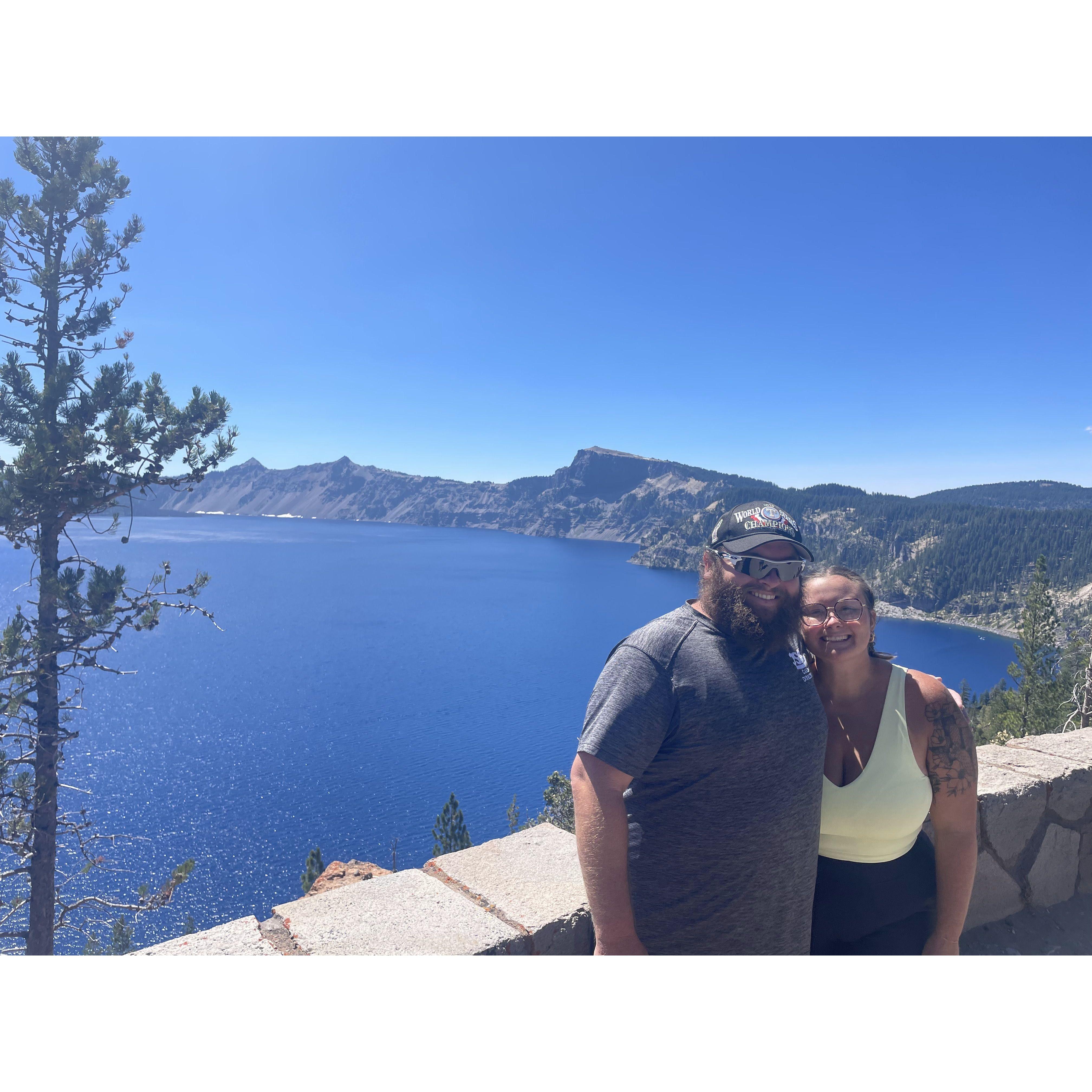Our trip to Crater Lake in Oregon with Sean's family! July 2024.