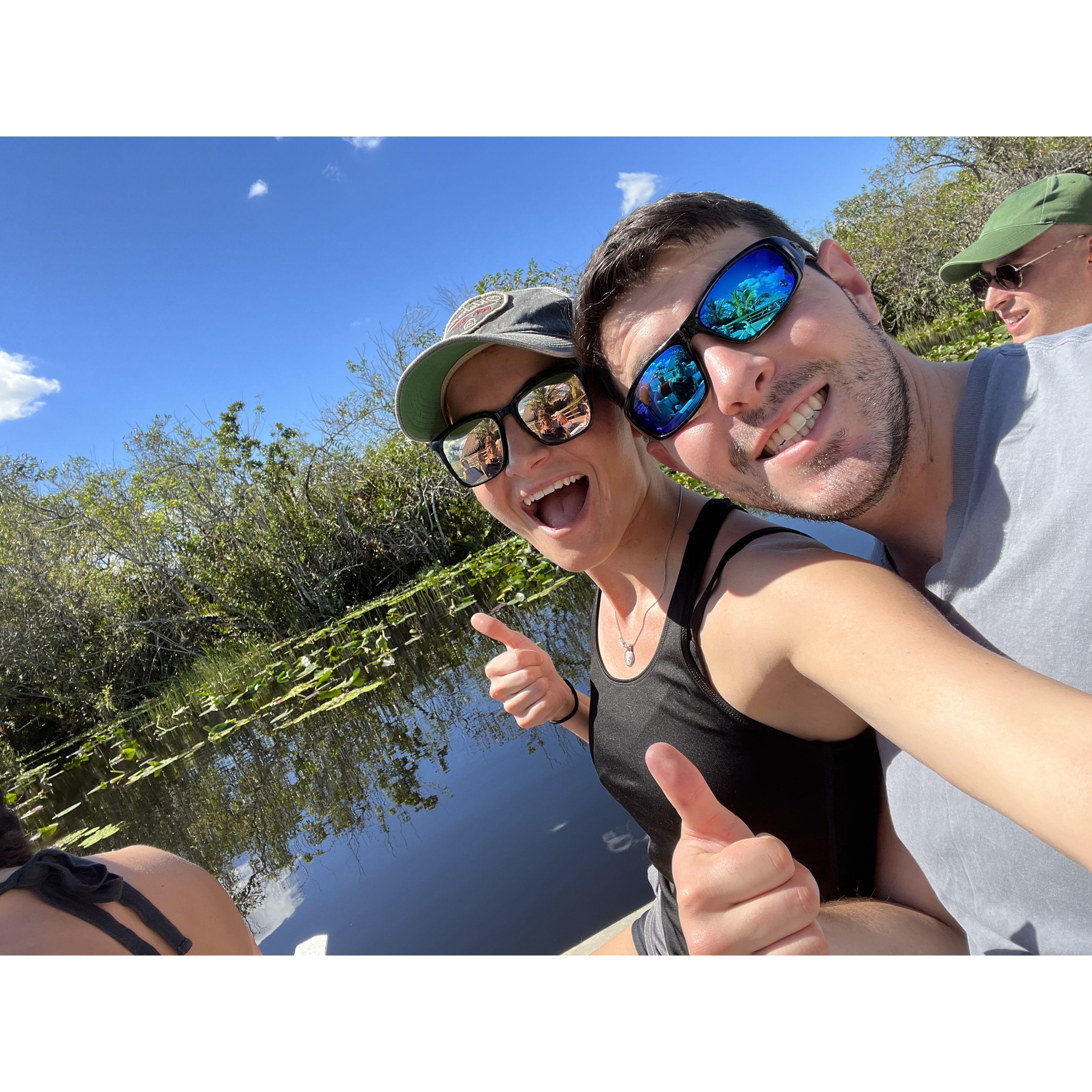 Airboat tour in the Glades. Check it out while you're in! September 2022