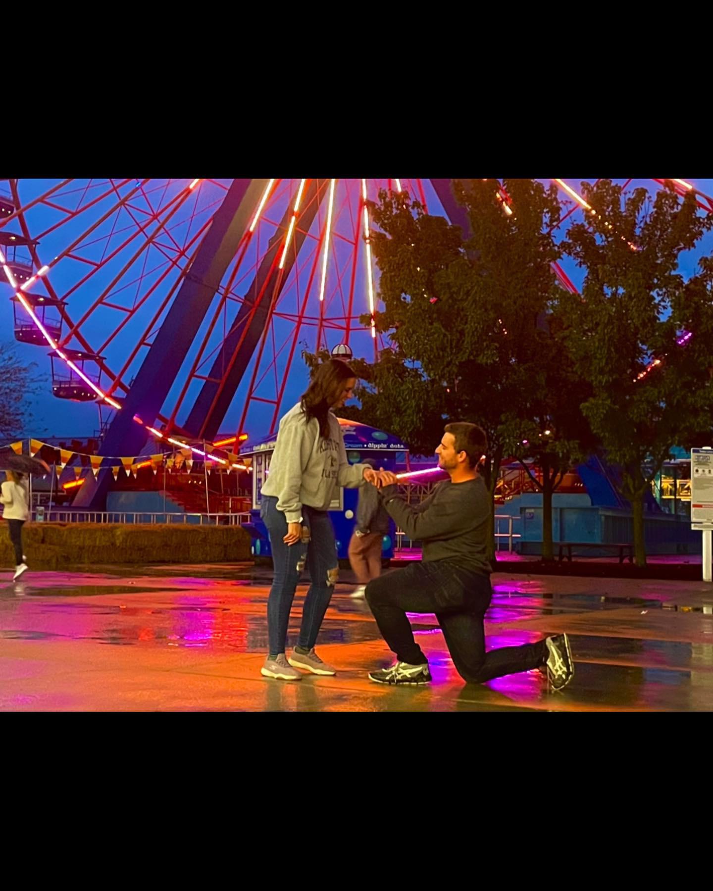 The day we got engaged! ❤️💍