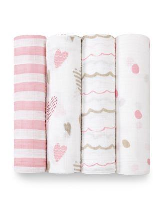 Heart Breaker Swaddles, 4 Pack